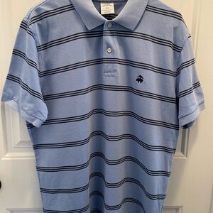 Men's Brooks Brothers Blue Striped Polo Shirt
